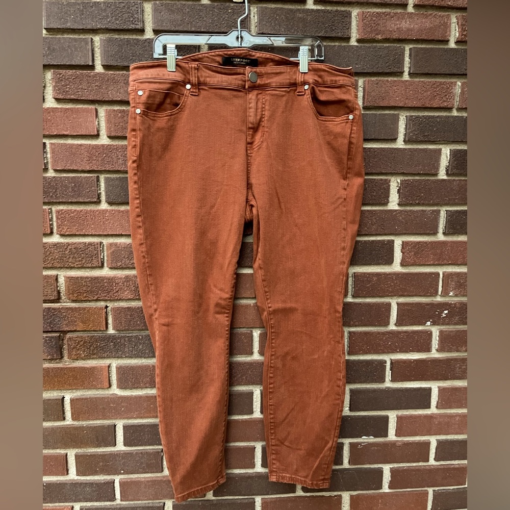 Liverpool rust color jeans EUC like new